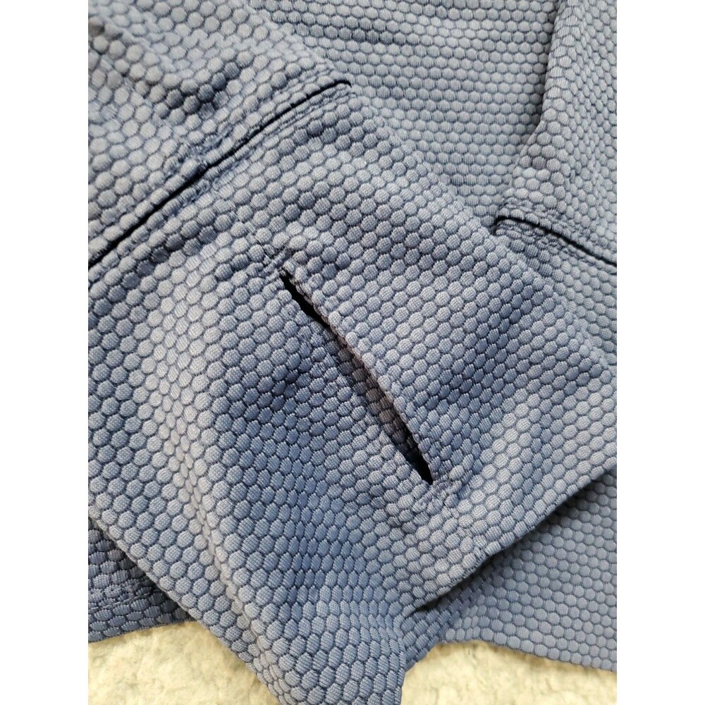 TOMMY BAHAMA Textured Maritime Navy Long Sleeve Golf Tennis Shirt Size M - Picture 3 of 9